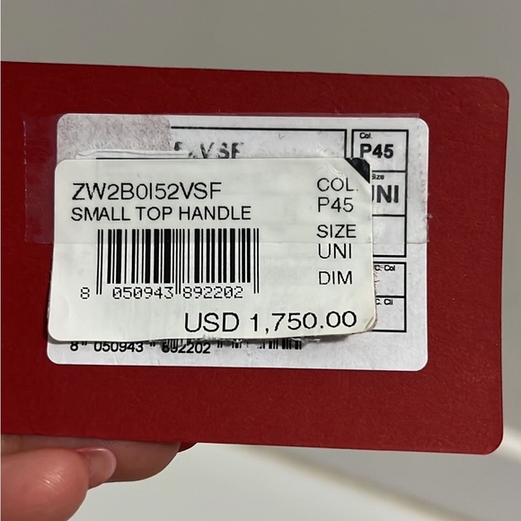 Valentino Rockstud Small Top Handle Handbag - Picture 7 of 8